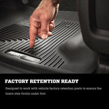 Husky Liners - Husky Liners 16 - 18 Honda Civic X - Act Contour Black Floor Liners (2nd Seat)