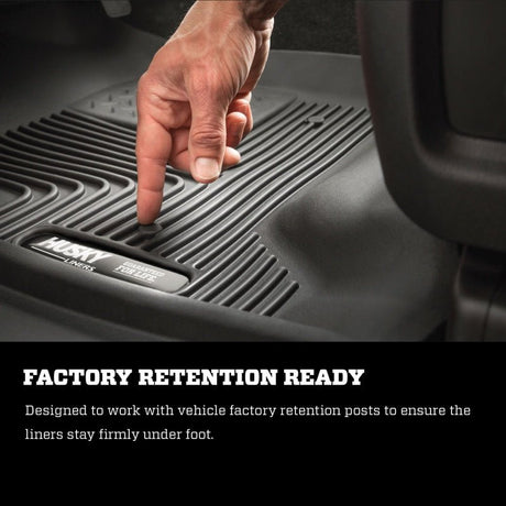 Husky Liners - Husky Liners 16 - 18 Honda Civic X - Act Contour Black Floor Liners (2nd Seat)