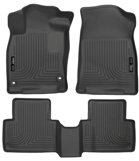 Husky Liners - Husky Liners 2016 Honda Civic (4DR) WeatherBeater Combo Black Floor Liners