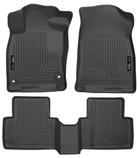 Husky Liners - Husky Liners 2016 Honda Civic (4DR) WeatherBeater Combo Black Floor Liners
