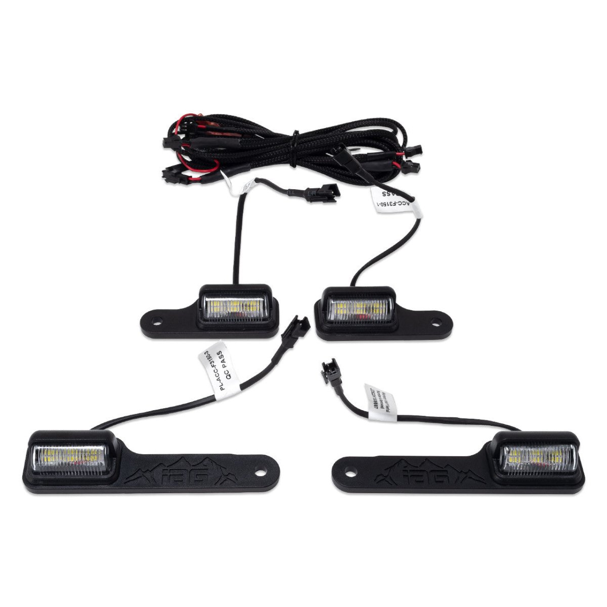 IAG Performance - IAG 4PC Interior LED Dome Light Kit with Harness For 2021+ Ford Bronco - Panda Motorworks