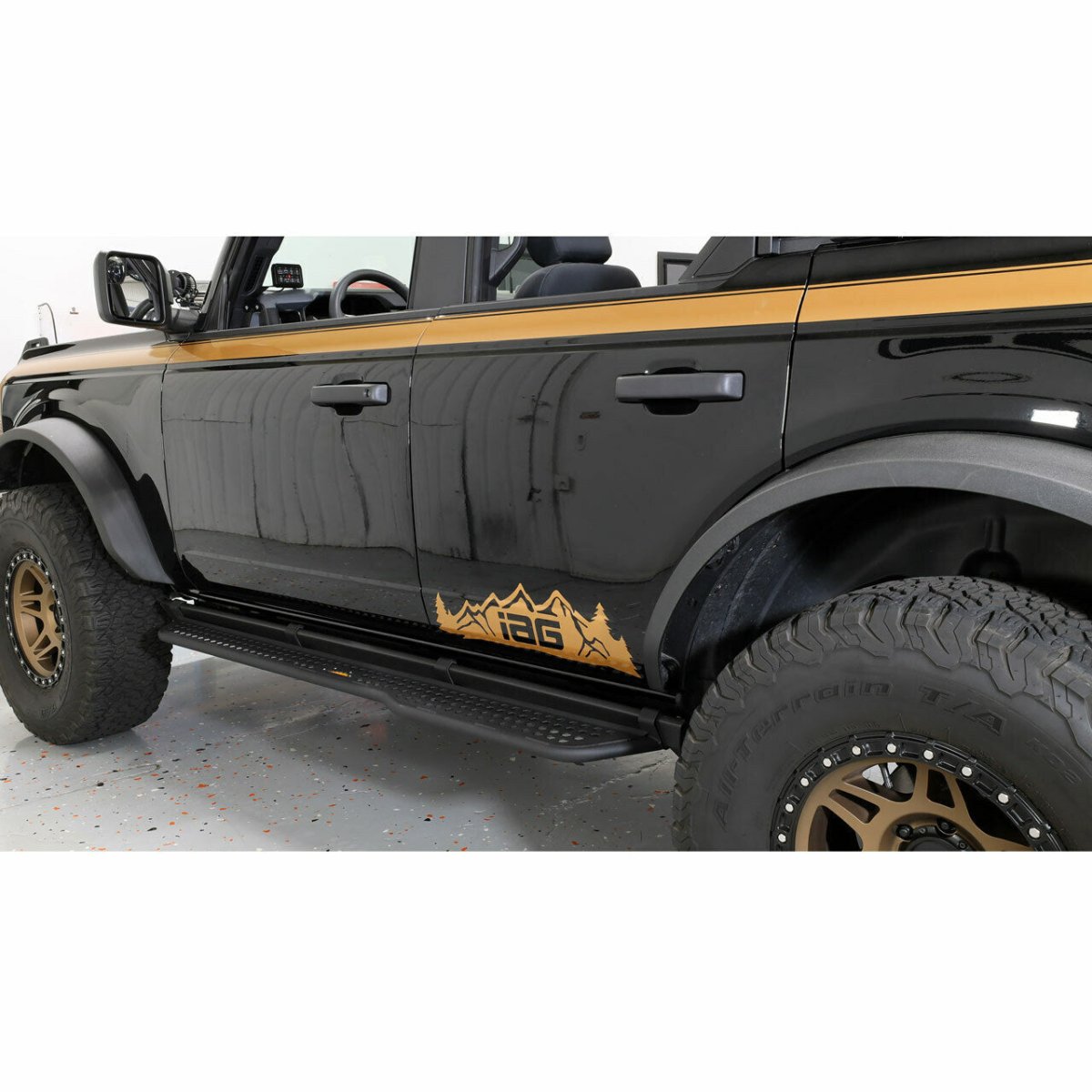 IAG Performance - IAG Full Length EZ - Step Add - on for 2021+ Ford Bronco (1 Pair) - Panda Motorworks