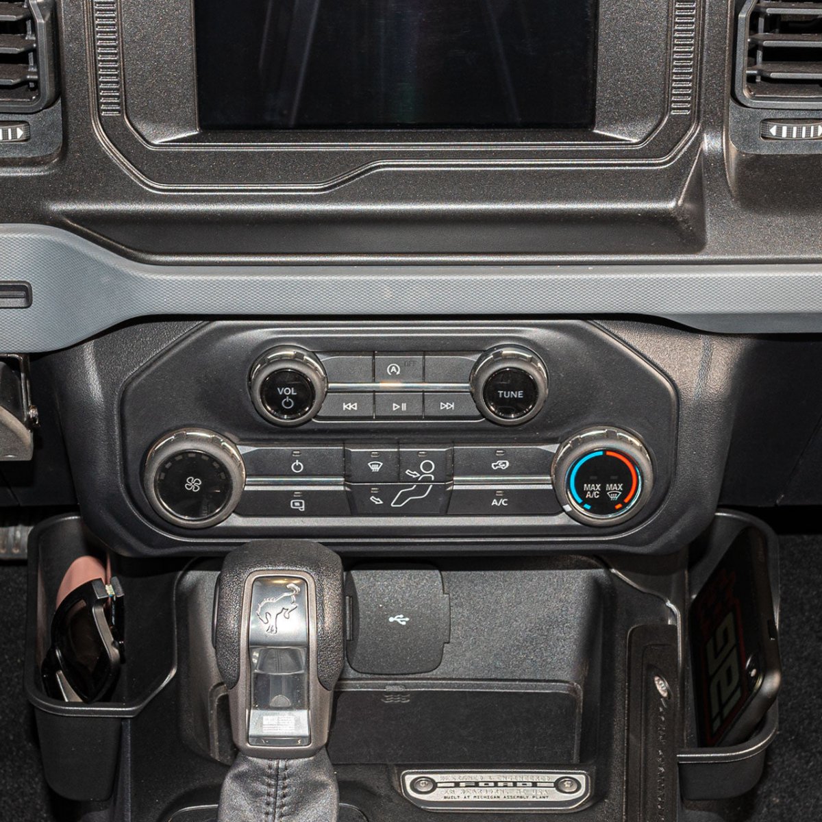 IAG Performance - IAG I - Line Center Console Saddle Organizer for 2021+ Ford Bronco - Panda Motorworks