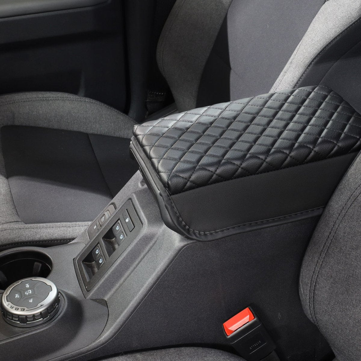 IAG Performance - IAG I - Line Diamond Pattern Armrest Cover for 2021+ Ford Bronco - Panda Motorworks