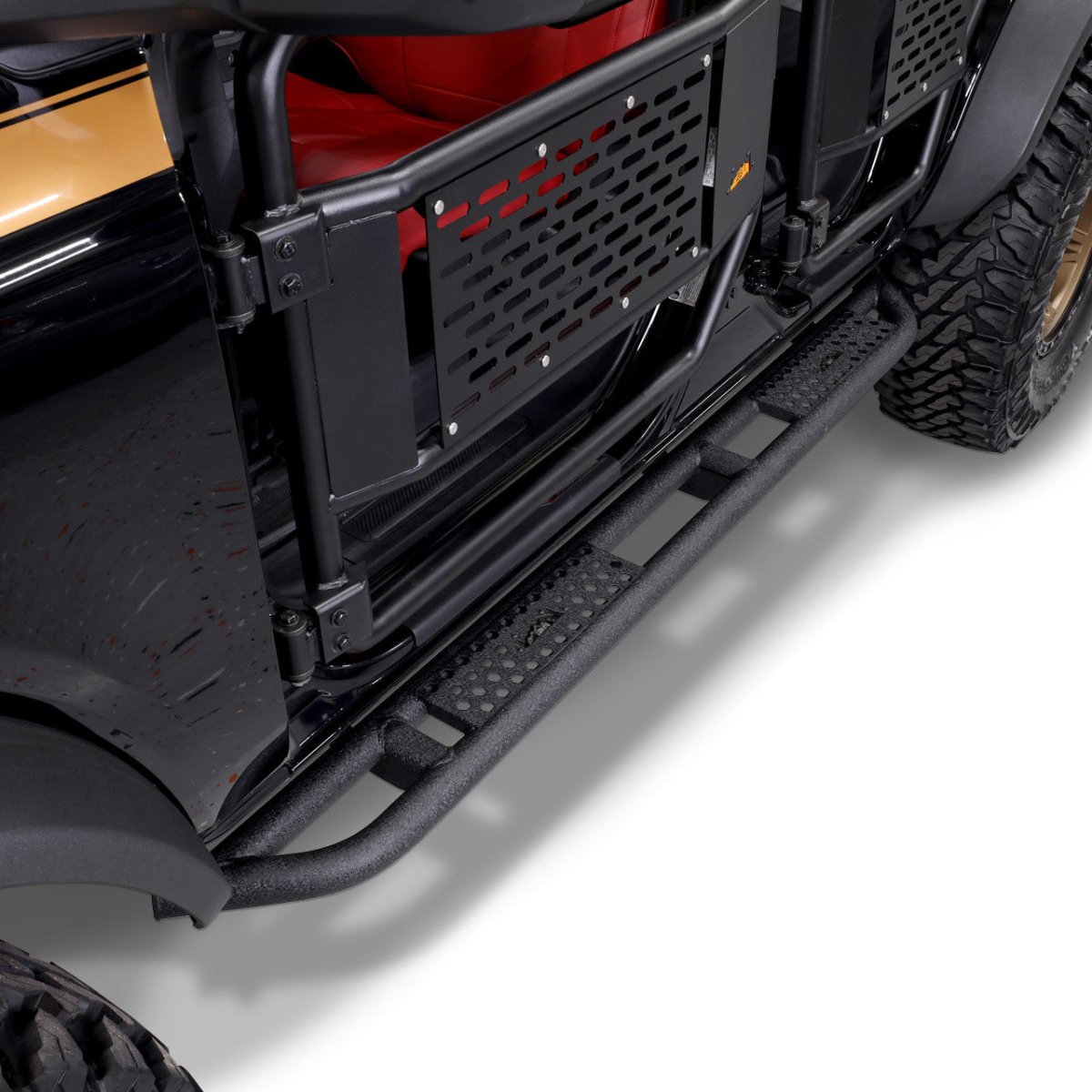 IAG Performance - IAG I - Line Full Length Tube Step For Use Without Factory Rock Rails 2021+ Ford Bronco - Panda Motorworks