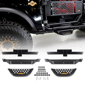 IAG Performance - IAG I - Line Small Side Steps 2 pcs For Use Without Factory Rock Rails for 2021+ Ford Bronco - Panda Motorworks