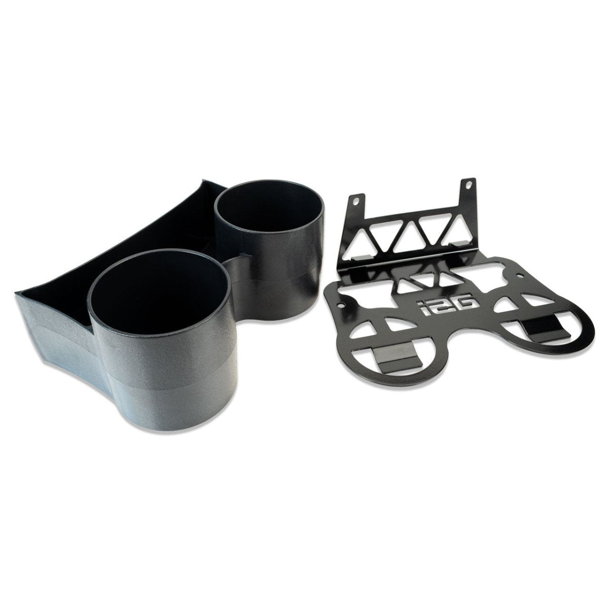 IAG Performance - IAG Removable Dual Rear Cup Holder for Two & Four Door 2021+ Ford Bronco - Panda Motorworks