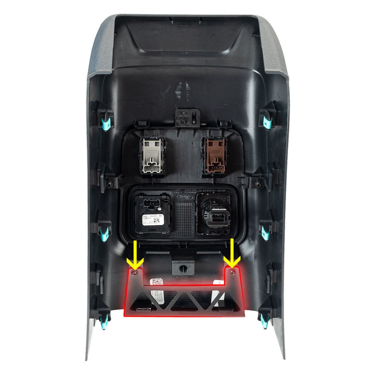 IAG Performance - IAG Removable Dual Rear Cup Holder for Two & Four Door 2021+ Ford Bronco - Panda Motorworks