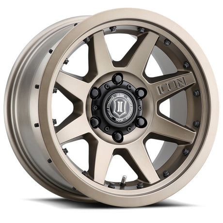 ICON - ICON Rebound Pro 17x8.5 5x150 25mm Offset 5.75in BS 110.1mm Bore Bronze Wheel - Panda Motorworks