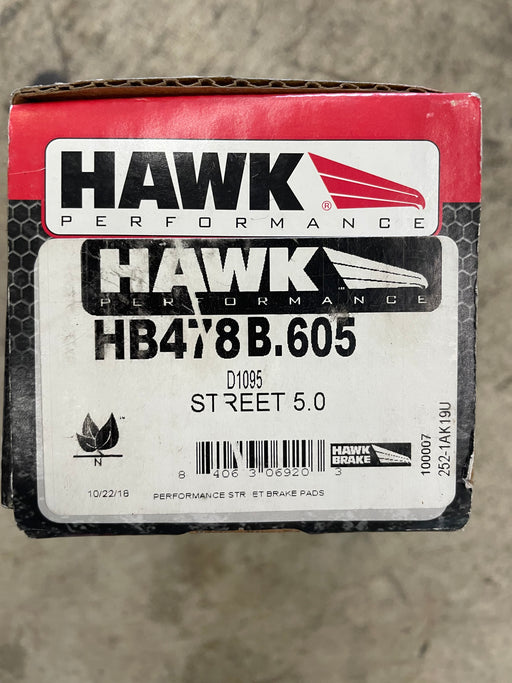 *OPEN BOX*Hawk HPS 5.0 Rear Street Brake Pads (Focus ST)