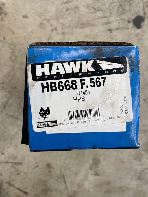 *USED*Hawk 11 Ford Fiesta S/SE/SL HPS Front Street Brake Pads