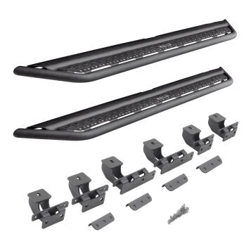Go Rhino 2021+ Ford Bronco Dominator Extreme D6 Side Steps - Complete Kit