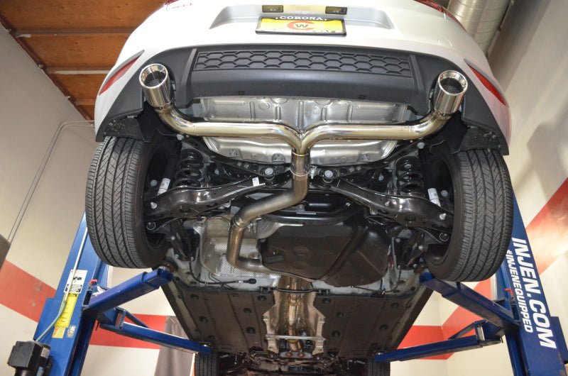 Injen - Injen 15 - 17 Volkswagen GTI 3in Cat - Back Stainless Steel Exhaust w/ Dual Polished Tips - Panda Motorworks