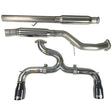 Injen - Injen 16 - 18 Ford Focus RS 3in Cat - Back Stainless Steel Exhaust w/ 4in Black Chrome Tips