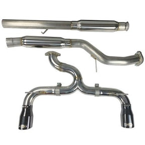 Injen - Injen 16 - 18 Ford Focus RS 3in Cat - Back Stainless Steel Exhaust w/ 4in Black Chrome Tips