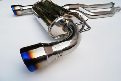 Invidia 09+ EVO 10 Q300 Titanium Tip Cat-back Exhaust - Panda Motorworks - 1
