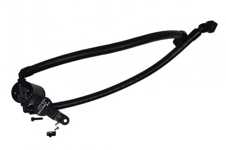 J&L - J&L 2020 Explorer EcoBoost / ST 3.0L Passenger Side Oil Separator V3.0 (Black Anodized)