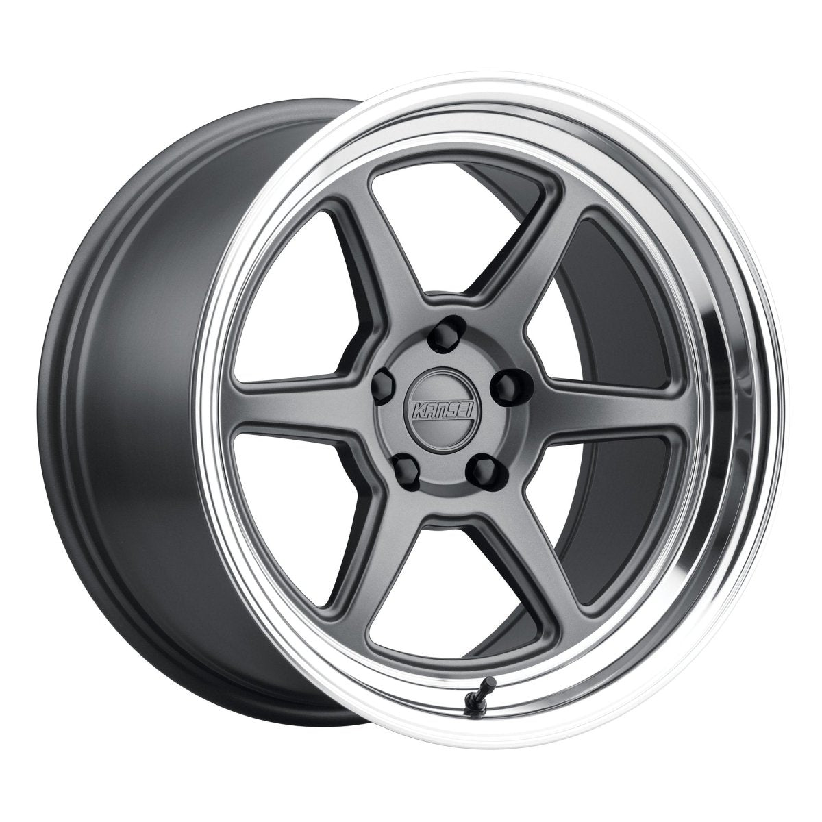 Kansei Roku - Matte Grey w/Machined Lip - 5x108- Kansei – Panda