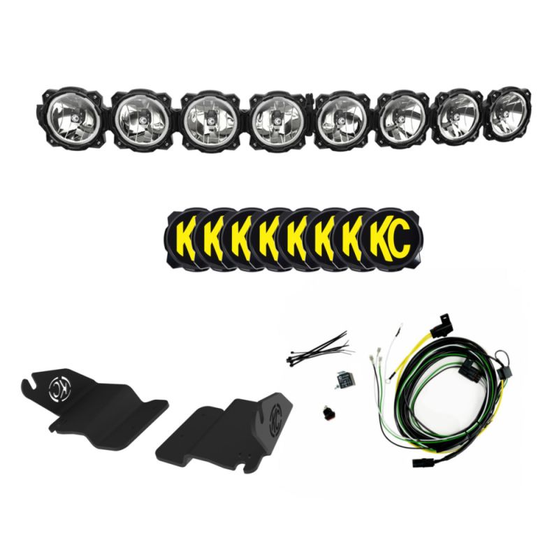 KC HiLites - KC HiLiTES 2021+ Ford Bronco 50in. Pro6 Gravity LED 8-Light 160w Combo Beam Overhead Light Bar System