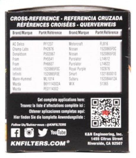 K&N Engineering - K&N 03 - 07 Mitsubishi Lancer Wrench - Off Oil Filer - Panda Motorworks