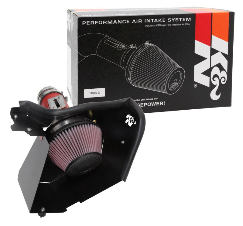 K&N Engineering - K&N 17 - 18 Honda Civic Type - R L4 - 2.0L F/I Typhoon Air Intake - Panda Motorworks