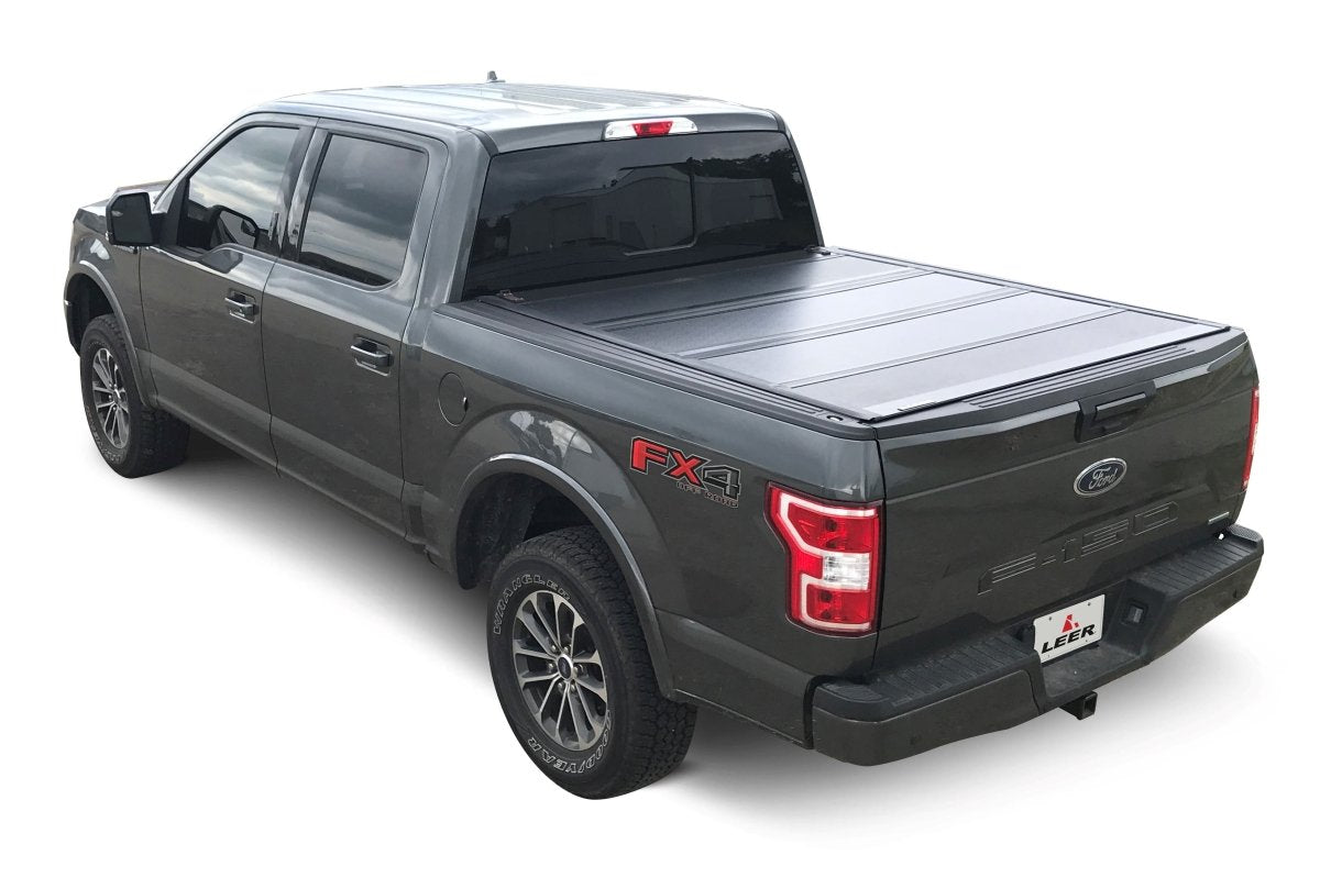 Leer - Leer HF650FM Folding Tonneau Cover - 19+ Ford Ranger SuperCrew Short Bed