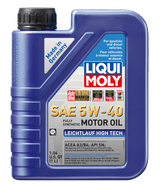 LIQUI MOLY - LIQUI MOLY 1L Leichtlauf (Low Friction) High Tech Motor Oil 5W40 - Case of 6 - Panda Motorworks