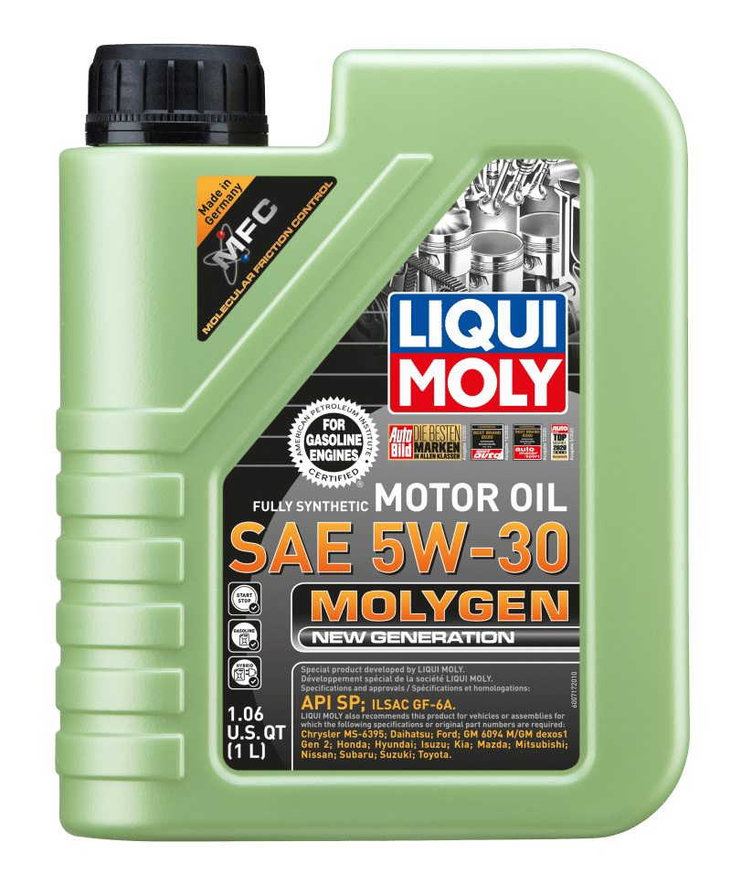 LIQUI MOLY - LIQUI MOLY 1L Molygen New Generation Motor Oil 5W30 - Case of 6 - Panda Motorworks