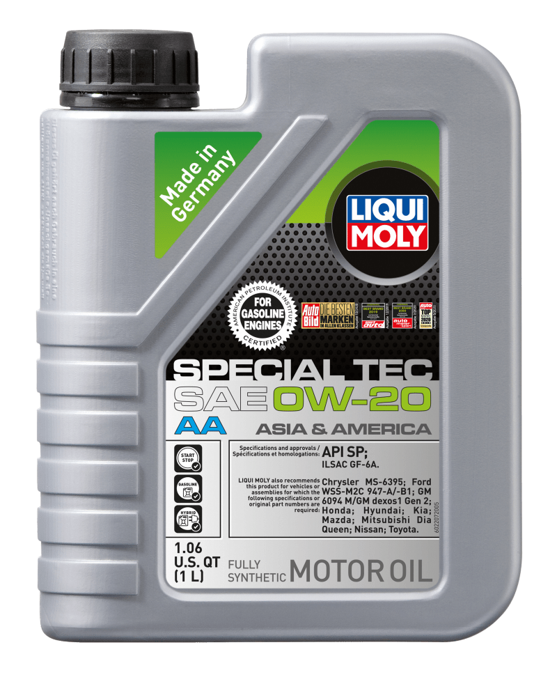 LIQUI MOLY - LIQUI MOLY 1L Special Tec AA Motor Oil 0W20 - Case of 6 - Panda Motorworks
