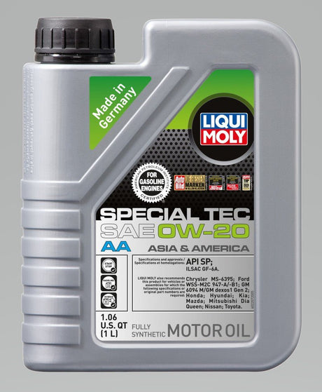 LIQUI MOLY - LIQUI MOLY 1L Special Tec AA Motor Oil 0W20 - Case of 6 - Panda Motorworks