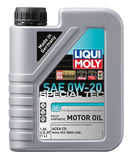 LIQUI MOLY - LIQUI MOLY 1L Special Tec V Motor Oil 0W20 - Case of 6 - Panda Motorworks