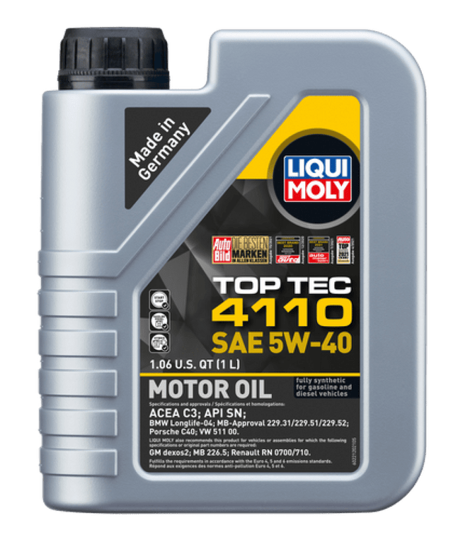 LIQUI MOLY - LIQUI MOLY 1L Top Tec 4110 Motor Oil 5W40 - Case of 6 - Panda Motorworks