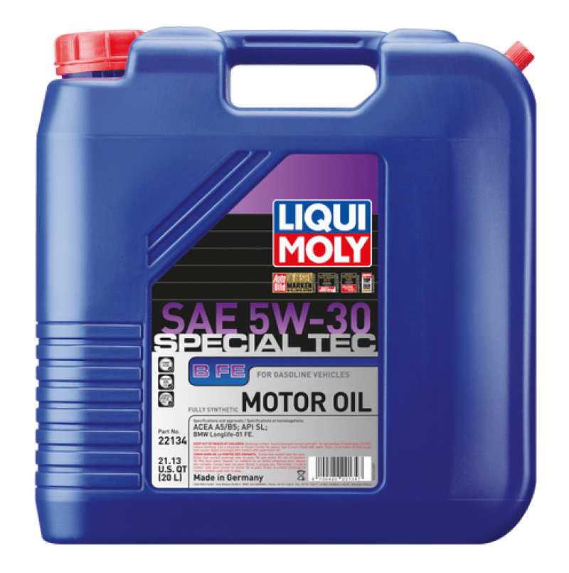 LIQUI MOLY - LIQUI MOLY 20L Special Tec B FE 5W - 30 - Panda Motorworks