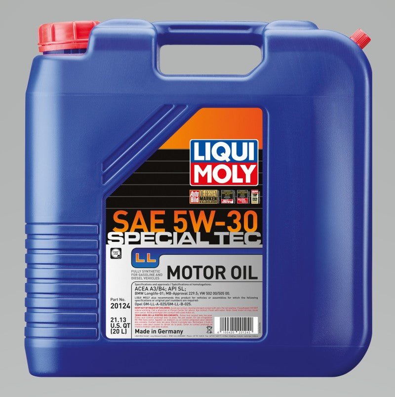 LIQUI MOLY - LIQUI MOLY 20L Special Tec LL Motor Oil 5W - 30