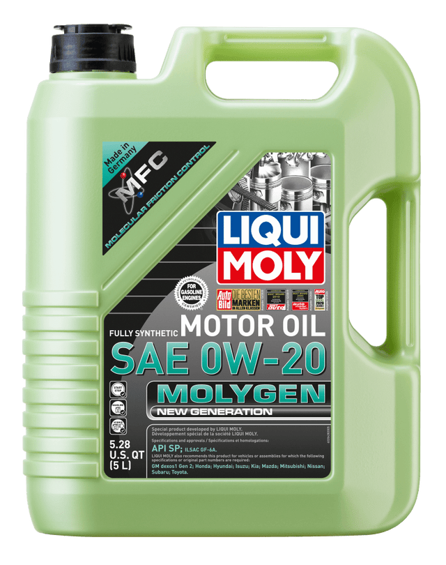 LIQUI MOLY - LIQUI MOLY 5L Molygen New Generation 0W20 - Case of 4 - Panda Motorworks