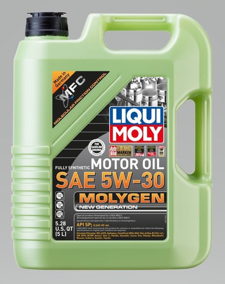 LIQUI MOLY - LIQUI MOLY 5L Molygen New Generation Motor Oil 5W30 - Case of 4 - Panda Motorworks