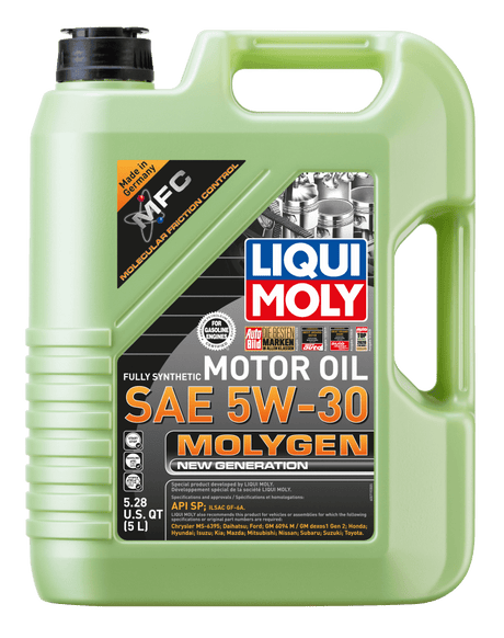 LIQUI MOLY - LIQUI MOLY 5L Molygen New Generation Motor Oil 5W30 - Case of 4 - Panda Motorworks