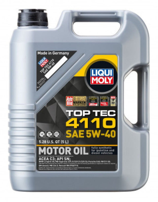 LIQUI MOLY - LIQUI MOLY 5L Top Tec 4110 Motor Oil 5W40 - Case of 4 - Panda Motorworks