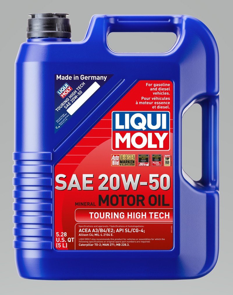 LIQUI MOLY - LIQUI MOLY 5L Touring High Tech Motor Oil 20W50 - Case of 4 - Panda Motorworks