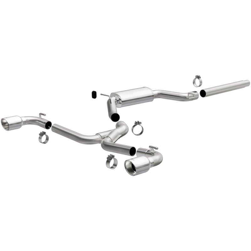 Magnaflow - MagnaFlow 18 - 19 VW GTI 2.0L 409 SS Polished 3in Touring Series Cat - Back Exhaust - Panda Motorworks