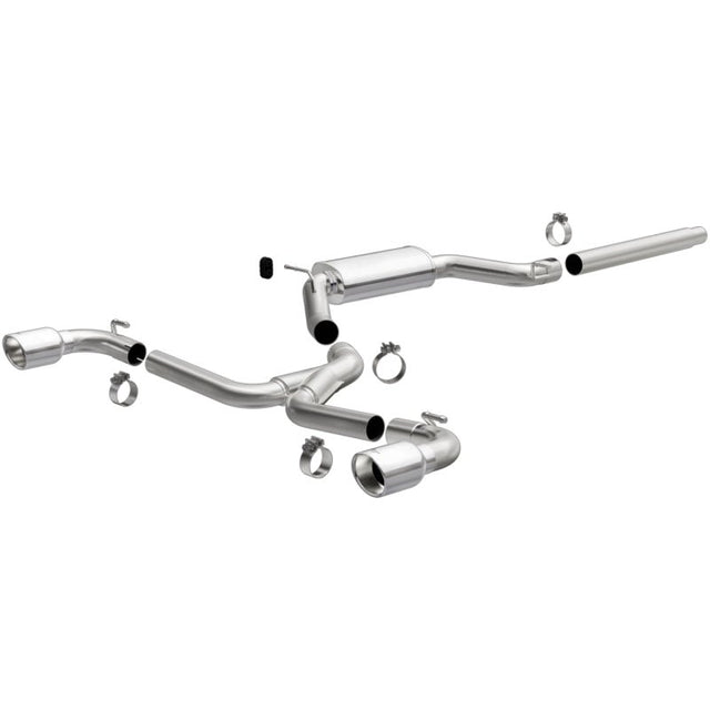 Magnaflow - MagnaFlow 18 - 19 VW GTI 2.0L 409 SS Polished 3in Touring Series Cat - Back Exhaust - Panda Motorworks