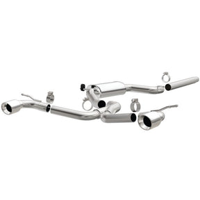 Magnaflow - MagnaFlow SYS C/B Dual Split Rear Exit 4in Polished Tips 2015 VW GTI 2.0L Turbo - Panda Motorworks