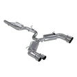 MBRP - MBRP 15 - 18 Audi S3 304SS 3in Quad Split Rear Exit C/B System - Panda Motorworks