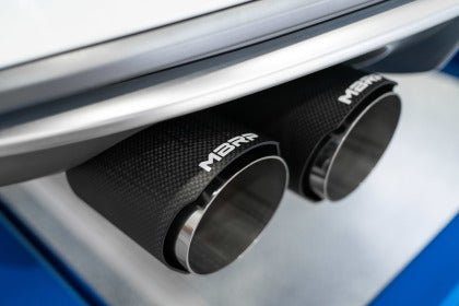 MBRP - MBRP 15 - 18 Audi S3 SS 3in Quad Split Rear Exit w/ Carbon Fiber Tips - T304 - Panda Motorworks