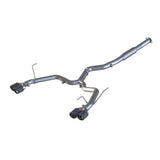 MBRP - MBRP 15 - 19 Subaru WRX 2.0L/STI 2.5L 3in Dual Split Rear Exit w/ 3.5in CF Tips - T304 (Race Version)