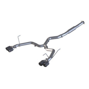MBRP - MBRP 15 - 19 Subaru WRX 2.0L/STI 2.5L 3in Dual Split Rear Exit w/ 3.5in CF Tips - T304 (Race Version)