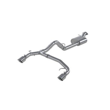 MBRP - MBRP 21 - 22 Ford Bronco 2.3/2.7L EcoBoost 2/4 - Dr 3in Catback Dual Split Rear Exit Aluminized Steel - Panda Motorworks