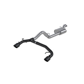 MBRP - MBRP 21 - 22 Ford Bronco 2.3/2.7L EcoBoost 2/4 - Dr 3in Catback Dual Split Rear Exit BLK AL - Panda Motorworks