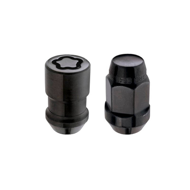 McGard - McGard 5 Lug Hex Install Kit w/Locks (Cone Seat Nut / Bulge) M12X1.5 / 3/4 Hex / 1.45in. L - Black