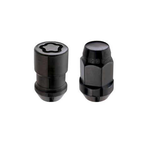 McGard - McGard 5 Lug Hex Install Kit w/Locks (Cone Seat Nut / Bulge) M12X1.5 / 3/4 Hex / 1.45in. L - Black